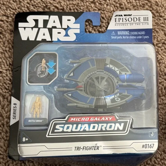 Micro Galaxy Squadron Tri-Fighter Star Wars collectible! - Picture 1 of 3